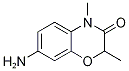 7-Amino-2,4-dimethyl-2H-1,4-benzoxazin-3(4H)-one 化学構造式