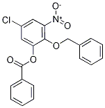 3-(Benzoyloxy)-2-(benzyloxy)-5-chloronitrobenzene 结构式
