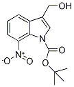 tert-Butyl 3-(hydroxymethyl)-7-nitro-1H-indole-1-carboxylate Structure