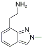 2-(2-Methyl-2H-indazol-7-yl)ethylamine,,结构式