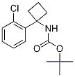 tert-Butyl [1-(2-chlorophenyl)cyclobut-1-yl]carbamate, 1-[(tert-Butoxycarbonyl)amino]-1-(2-chlorophenyl)cyclobutane|