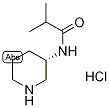 2-Methyl-N-[(3S)-(piperidin-3-yl)]propanamide hydrochloride, (3S)-3-Isobutyramidopiperidine hydrochloride, (3S)-3-(Isobutanoylamino)piperidine|