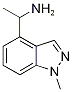 1-(1-Methyl-1H-indazol-4-yl)ethylamine 结构式