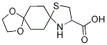 12-Aza-1,4-dioxa-9-thiadispiro[4.2.4.2]tetradecane-11-carboxylic acid,,结构式