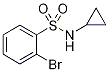 2-Bromo-N-cyclopropylbenzenesulphonamide Structure
