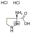 (R)-3-Aminopyrrolidine-3-carboxylic acid dihydrochloride Structure