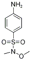 4-Amino-N-methoxy-N-methylbenzenesulphonamide Structure