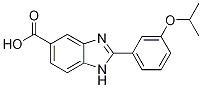 2-(3-Isopropoxyphenyl)-1H-benzimidazole-5-carboxylic acid 结构式