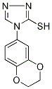 4-(2,3-dihydro-1,4-benzodioxin-6-yl)-4H-1,2,4-triazole-3-thiol Structure