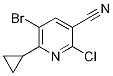 5-Bromo-2-chloro-6-cyclopropylpyridine-3-carbonitrile|