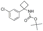  tert-Butyl [1-(3-chlorophenyl)cyclobut-1-yl]carbamate, 1-[(tert-Butoxycarbonyl)amino]-1-(3-chlorophenyl)cyclobutane