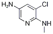 5-Amino-3-chloro-2-(methylamino)pyridine,,结构式