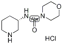 4-{[(3S)-Piperidin-3-yl]carbamoyl}morpholine hydrochloride, (3S)-3-{[(Morpholin-4-yl)carbonyl]amino}piperidine hydrochloride Structure