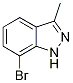 7-Bromo-3-methyl-1H-indazole 结构式