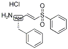 (E)-(3S)-3-Amino-4-phenyl-1-(phenylsulphonyl)but-1-ene hydrochloride,,结构式