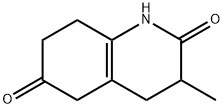 1,3,4,5,7,8-ヘキサヒドロ-3-メチルキノリン-2,6-ジオン 化学構造式