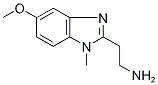 2-(5-Methoxy-1-methyl-1H-benzimidazol-2-yl)ethylamine 结构式