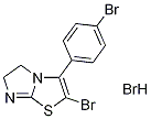 2-Bromo-3-(4-bromophenyl)-5,6-dihydroimidazo[2,1-b][1,3]thiazole hydrobromide,,结构式