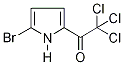 2-Bromo-5-(trichloroacetyl)-1H-pyrrole,,结构式
