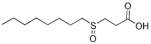 3-(Octylsulphinyl)propanoic acid Structure