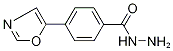 4-(1,3-Oxazol-5-yl)benzoic acid hydrazide Structure