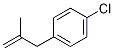 3-(4-Chlorophenyl)-2-methylprop-1-ene Structure