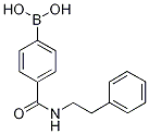 4-[(2-Phenylethyl)carbamoyl]benzeneboronic acid 98%,,结构式