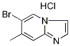 6-Bromo-7-methylimidazo[1,2-a]pyridine hydrochloride 98%,,结构式