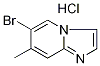 6-Bromo-7-methylimidazo[1,2-a]pyridine hydrochloride 98% Structure