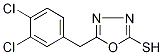 5-(3,4-DICHLOROBENZYL)-1,3,4-OXADIAZOLE-2-THIOL 95%+ Struktur