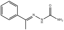 2-(1-Phenylethylidene)hydrazine-1-carboxamide Structure