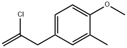 2-Chloro-3-(4-methoxy-3-methylphenyl)prop-1-ene,951888-29-2,结构式