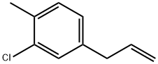 3-(3-Chloro-4-methylphenyl)prop-1-ene Struktur