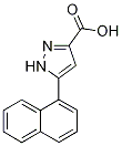 5-Naphth-1-yl-1H-pyrazole-3-carboxylic acid,,结构式