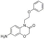 7-Amino-4-(2-phenoxyethyl)-2H-1,4-benzoxazin-3(4H)-one Struktur