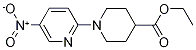 Ethyl 1-(5-nitropyridin-2-yl)piperidine-4-carboxylate 结构式