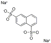 Naphthalene-1,6-disulphonic acid disodium salt, 5% aqueous solution,,结构式