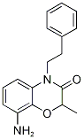 8-Amino-2-methyl-4-(2-phenylethyl)-2H-1,4-benzoxazin-3(4H)-one Structure