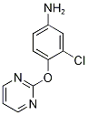 3-Chloro-4-(pyrimidin-2-yloxy)aniline Structure