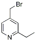 4-Bromomethyl-2-ethylpyridine Structure