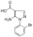 5-Amino-1-(2-bromophenyl)-1H-pyrazole-4-carboxylic acid Structure