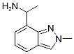 1-(2-Methyl-2H-indazol-7-yl)ethylamine Struktur