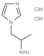 2-(1H-Imidazol-1-yl)-1-methylethylamine dihydrochloride 结构式