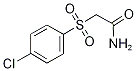 2-[(4-Chlorophenyl)sulphonyl]acetamide Struktur