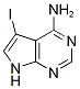 5-Iodo-7H-pyrrolo[2,3-d]pyrimidin-4-amine Struktur