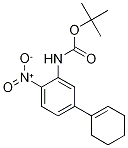 tert-Butyl[(5-cyclohex-1-en-1-yl)-2-nitrophenyl]carbamate, 2-[(tert-Butoxycarbonyl)amino]-4-(cyclohex-1-en-1-yl)nitrobenzene Structure