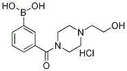  3-{[4-(2-Hydroxyethyl)piperazin-1-yl]carbonyl}benzeneboronic acid hydrochloride 97%