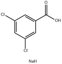 Sodium 3,5-dichlorobenzoate Structure