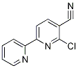 6-Chloro-2,2'-bipyridine-5-carbonitrile, 6-Chloro-2-pyridin-2-yl-3-carbonitrile,,结构式