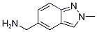 (2-Methyl-2H-indazol-5-yl)methylamine 结构式